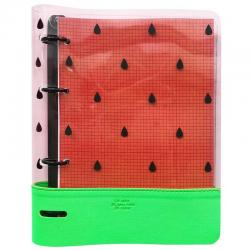 Бизнес-тетрадь на кольцах Watermelon, А5, 120 листов, клетка