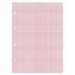 Сменные блоки для тетрадей на кольцах, А5, 50 листов (розовый, вид 1)