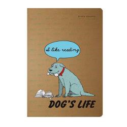 Тетрадь Dogs life, А5, 40 листов, клетка