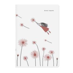 Тетрадь Fly with dandelions, А5, 40 листов, клетка