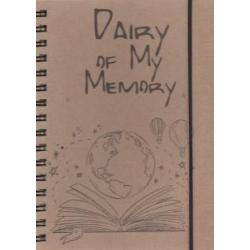 Блокнот воспоминаний Dairy of my memory (64 листа, А5)