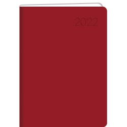 Ежедневник датированный на 2022 год Paragraph. Красный, А6, 176 листов