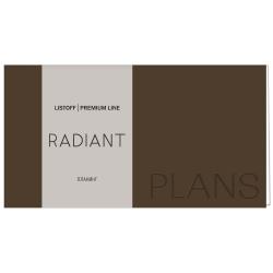 Планинг карманный недатированный Radiant. Коричневый, 64 листа