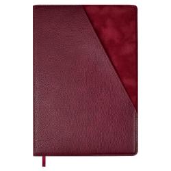 Ежедневник недатированный Напплак, A5, 160 листов, бордовый
