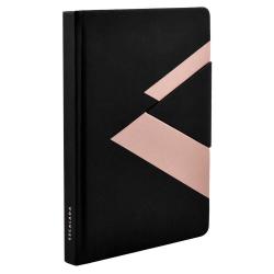 Ежедневник недатированный Виннер, A5, 160 листов, черный + розовый