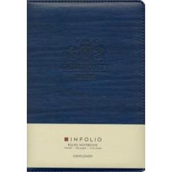 Ежедневник недатированный Gentlemen, А5, 160 листов, линия, цвет обложки синий, арт. I911/blue
