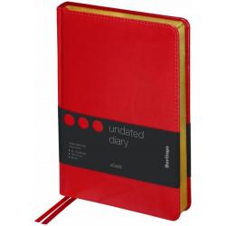 Ежедневник недатированный xGold, красный, А5, 160 листов (UD0_81506)
