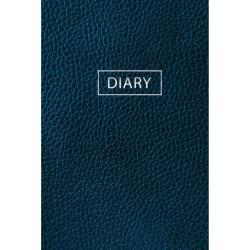 Ежедневник недатированный Leather. Blue, 128 листов, А5-