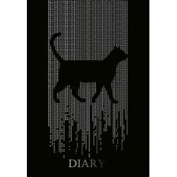 Ежедневник недатированный Черная кошка, А5, 80 листов