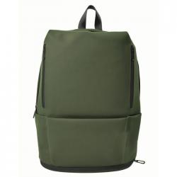 Рюкзак из искусственной кожи, зеленый, 43x32x17 см