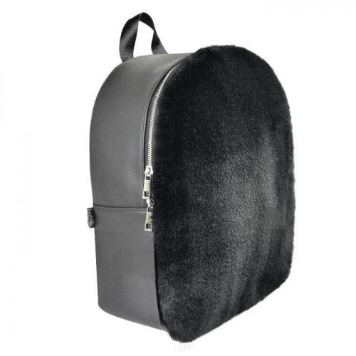 Рюкзак, черный, 35x26x12 см