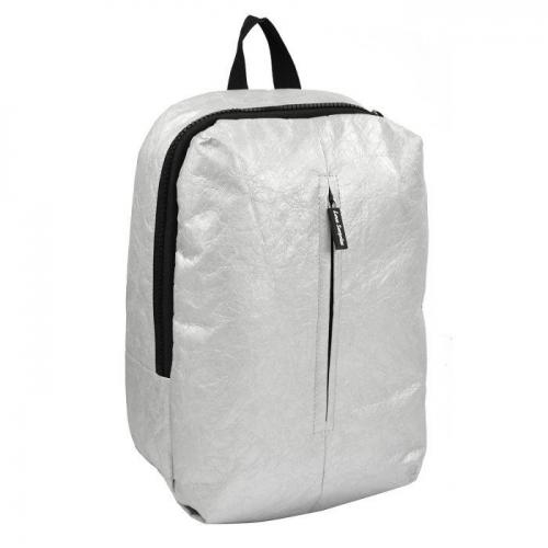 Рюкзак, серебристый, 39x28.5x12 см