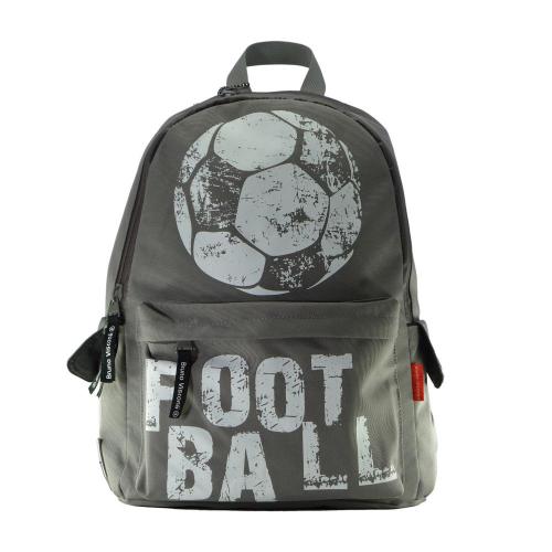 Рюкзак молодежный Футбол, цвет серый