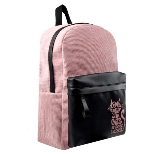 Рюкзак, розовый, 28x41x13 см