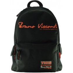 Рюкзак молодежный Original (черный, с оранжевыми надписями)