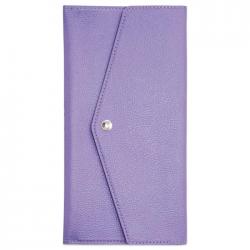 Органайзер-папка для путешествий Наппа. Фиолетовый металлик, 227x110 мм