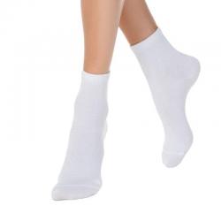 Носки женские, белые, размер 25