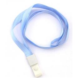Шнур для пропуска Deli, цвет нейлон голубой, 45х1 см, арт. 8352l-blue