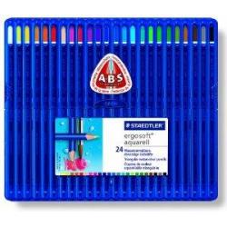 Набор цветных карандашей Ergosoft, акварельные, треугольные, 24 штуки