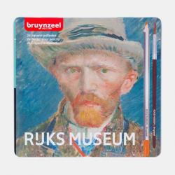 Набор акварельных карандашей Bruynzeel Van Gogh. Автопортрет, 24 цвета
