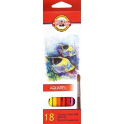 Карандаши цветные Рыбки (18 цветов, акварель) (3717/18 (04KS)