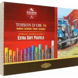 Пастель сухая художественная Toison d`Or Extra Soft 8555, 36 цветов