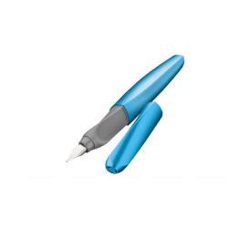 Ручка перьевая Pelikan Office Twist Classy Neutral P457 (PL811255), Frosted Blue