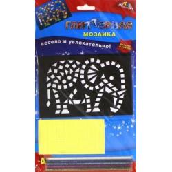 Мозаика глиттерная А6 Слон (С2615-04)