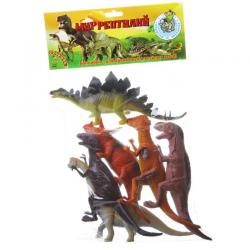 Набор животных Динозавры, 6 штук