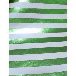 Бумага крафт Зеленые полосы, 60 г/м2, 100х70 см