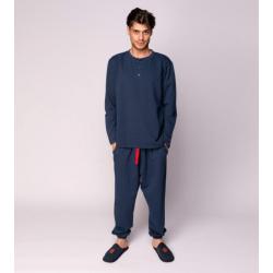 Пижама мужская Дамиан, цвет синий, размер XL