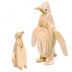Сборная деревянная модель Пингвин