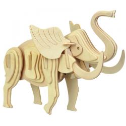 Сборная деревянная модель Слон малый