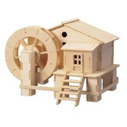 Сборная деревянная модель Водяная мельница