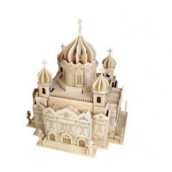 Сборная деревянная модель Храм Христа Спасителя