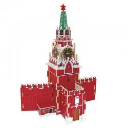 3D пазл деревянный для детей Кремль. Спасская башня