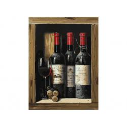 Живопись на холсте Коллекционное вино, 30х40 см