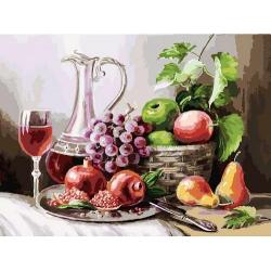Живопись на холсте Натюрморт с фруктами, 30x40 см