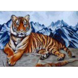 Алмазная мозаика Амурский тигр, 30х40 см