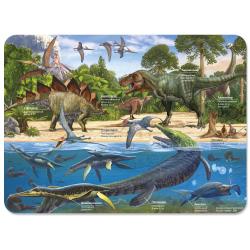 Настольное покрытие для лепки Динозавры 43х32 см