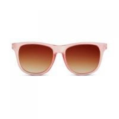 Детские солнечные очки Mustachifier, цвет оправы прозрачный, розовый, 3-6 лет