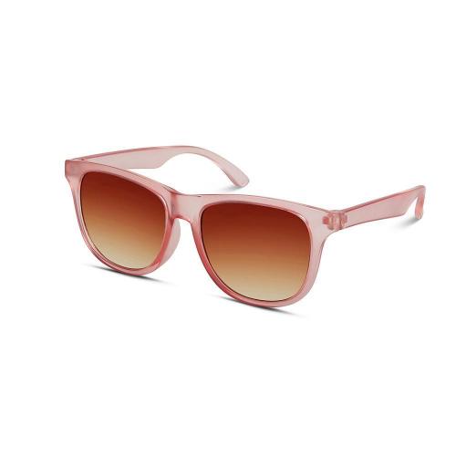 Детские солнечные очки Mustachifier, цвет оправы прозрачный, розовый, 3-6 лет
