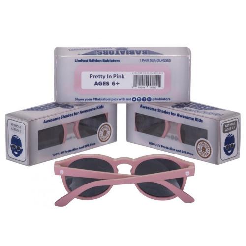 Очки солнцезащитные детские Babiators Original Keyhole Милашка в розовом (Pretty in pink), (6+)