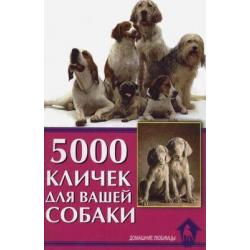 5000 кличек для вашей собаки