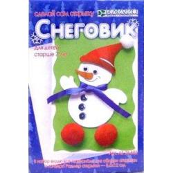 Набор для изготовления новогодней открытки «Снеговик»