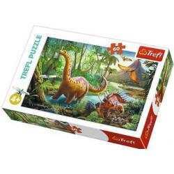 Пазл Странствующие динозавры, 60 деталей