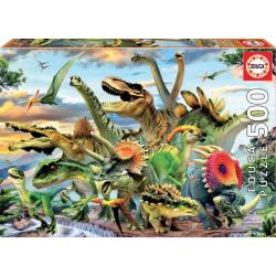 Пазл Динозавры (500 деталей)