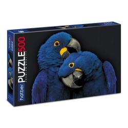 Пазл Premium Два синих попугая, 500 элементов