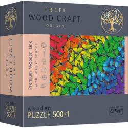 Puzzle-501 деревянный Радужные бабочки