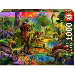 Пазл Земля динозавров (1000 деталей)